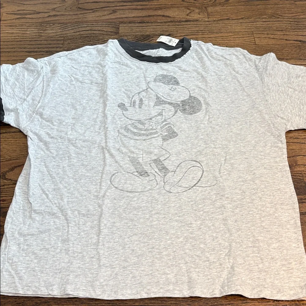 Aerie oversized nautical Mickey Mouse tee - Picture 5 of 7